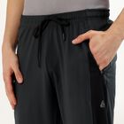 Men's Charcoal Black Slim Fit Side-Panel Track Pants, Dark Grey, small